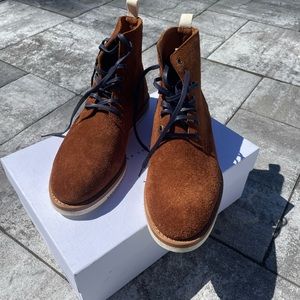 Oliver Cabell Light Brown Suede Boots